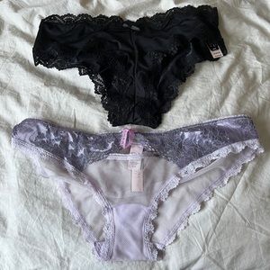 2 pair nwt Victoria secret panties size medium